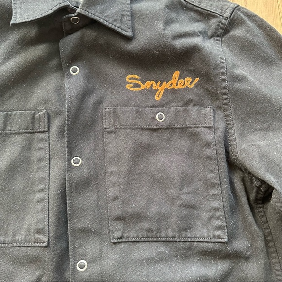 Harley-Davidson x Champion by Todd Snyder Harley-Davidson Shop Shirt in Black - Picture 6 of 16